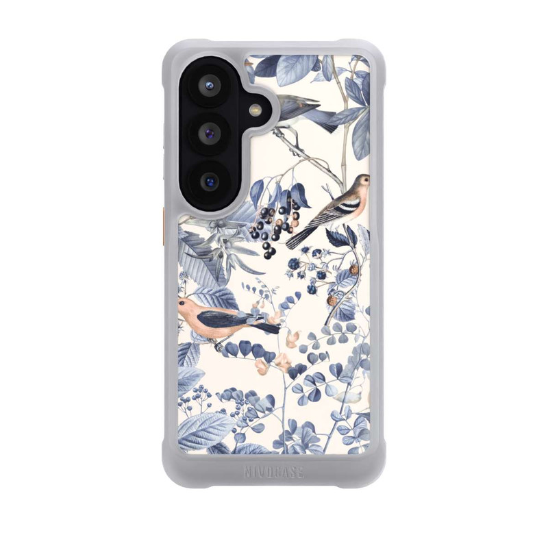 Galaxy S26 NIVOmax Vögel und Beeren in Beige