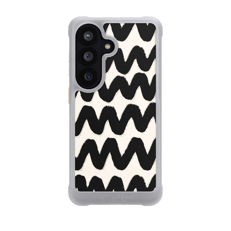 Galaxy S26 NIVOmax Schwarzes Wellenmuster