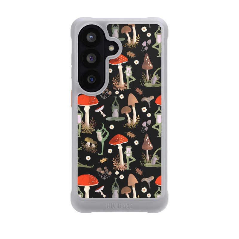 Galaxy S26 NIVOmax Yoga-Frösche mit Pilzen