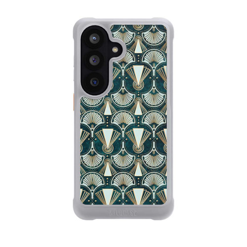 Samsung Galaxy S26 NIVOmax Art Deco Green Pattern
