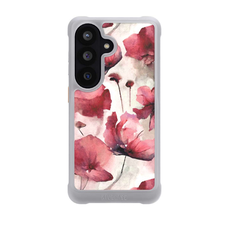 Galaxy S26 NIVOmax Wilde Mohnblumen Aquarell mit KI