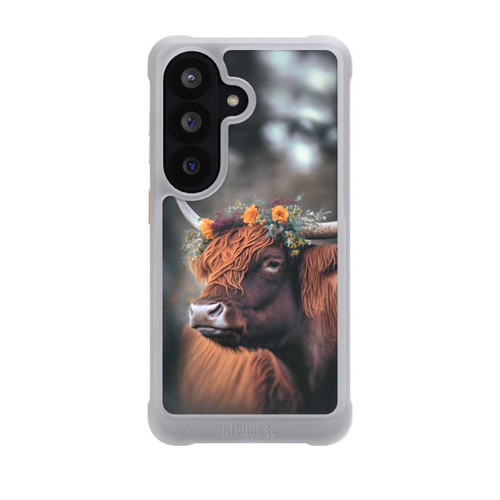 Samsung Galaxy S26 NIVOmax Hochland Rind mit Blumen mit KI