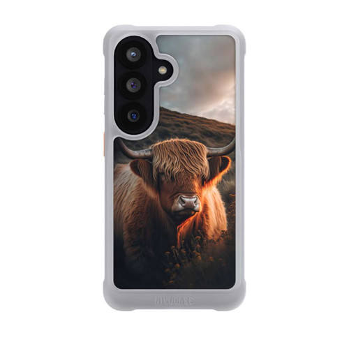 Samsung Galaxy S26 NIVOmax Hochland Rind mit großen Hörnern mit KI