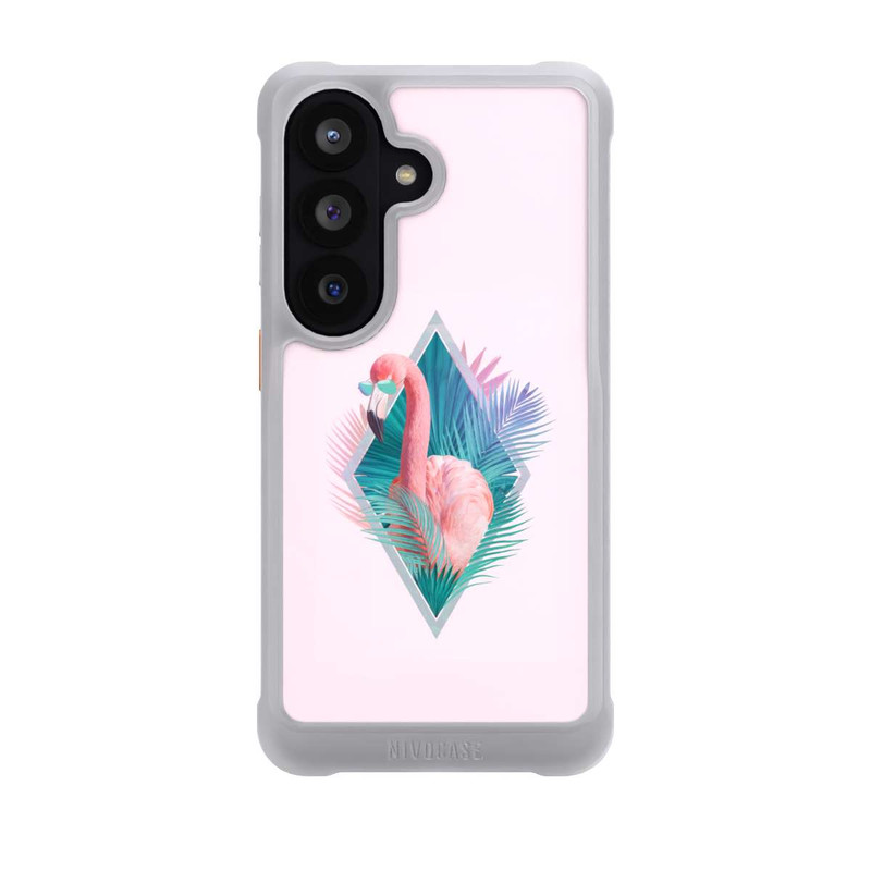Galaxy S26 NIVOmax Tropische Pflanzen Flamingo