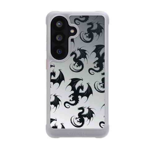 Samsung Galaxy S26 NIVOmax Dragon Pattern Grey