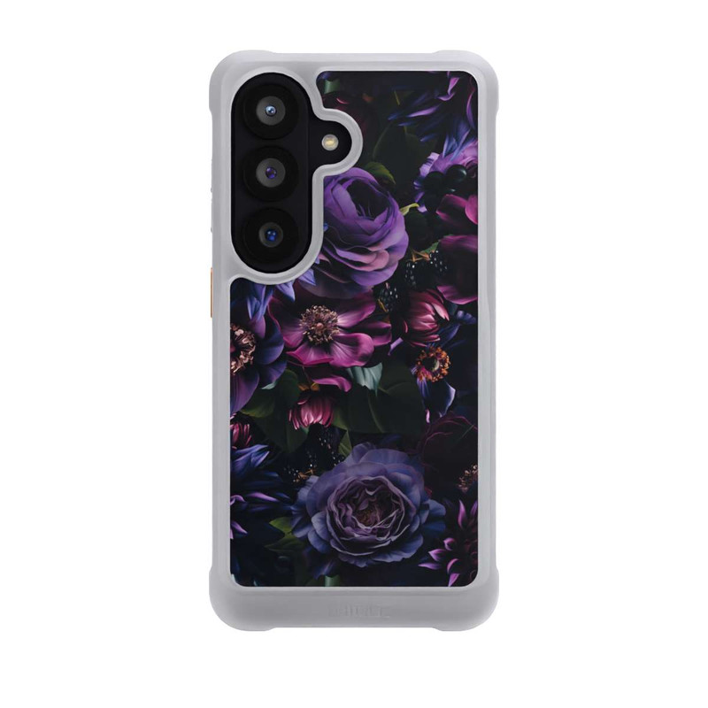 Galaxy S26 NIVOmax Dark Purple Flowers