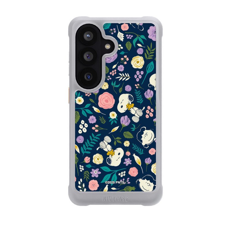 Galaxy S26 NIVOmax Peanuts Dark Flower Pattern