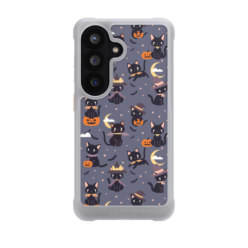 Samsung Galaxy S26 NIVOmax Cute Halloween Witch Cats and Pumpkins