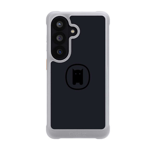 Samsung Galaxy S26 NIVOmax Nivocase Logo Gross Schwarz Grau 