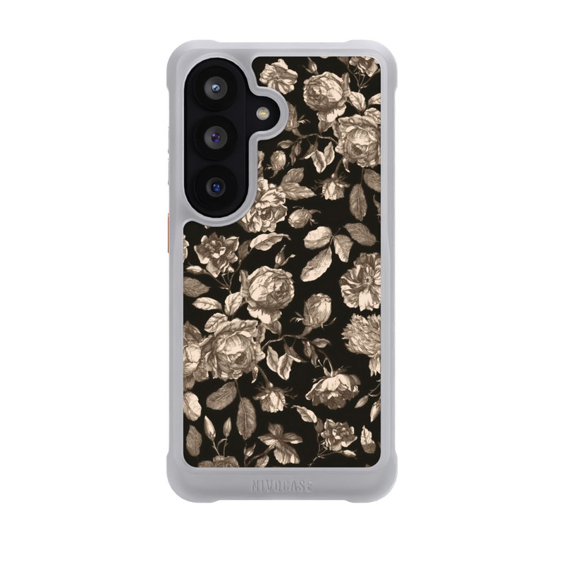 Galaxy S26 NIVOmax Canvas dark flowers