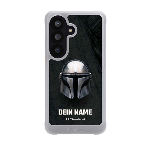 Samsung Galaxy S26 NIVOmax Star Wars Mandalorian Black Helmet Personalisierbar