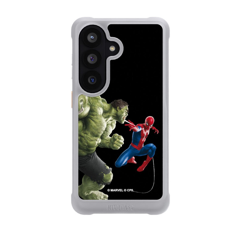 Galaxy S26 NIVOmax Spider-Man fights Hulk