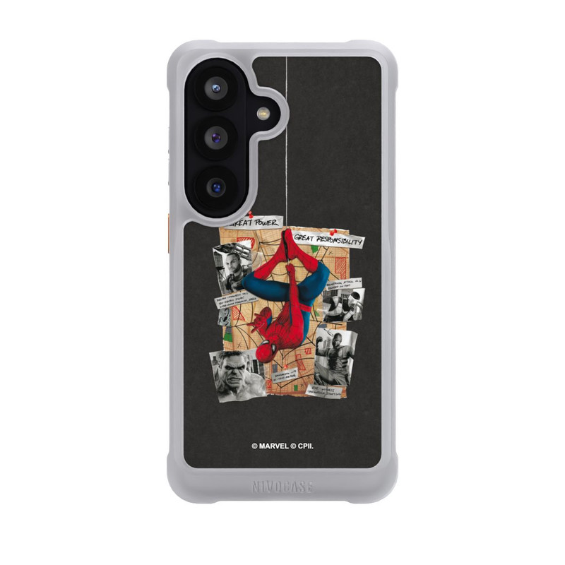 Galaxy S26 NIVOmax Spider-Man Investigation Board