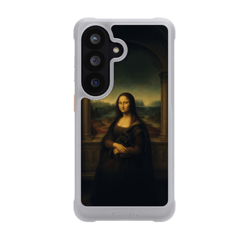 Samsung Galaxy S26 NIVOmax Mona Lisa von Leonardo da Vinci mit schwarzer Katze mit KI