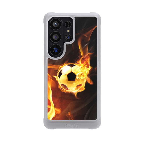 Samsung Galaxy S26 Ultra NIVOmax Fußball in Flammen
