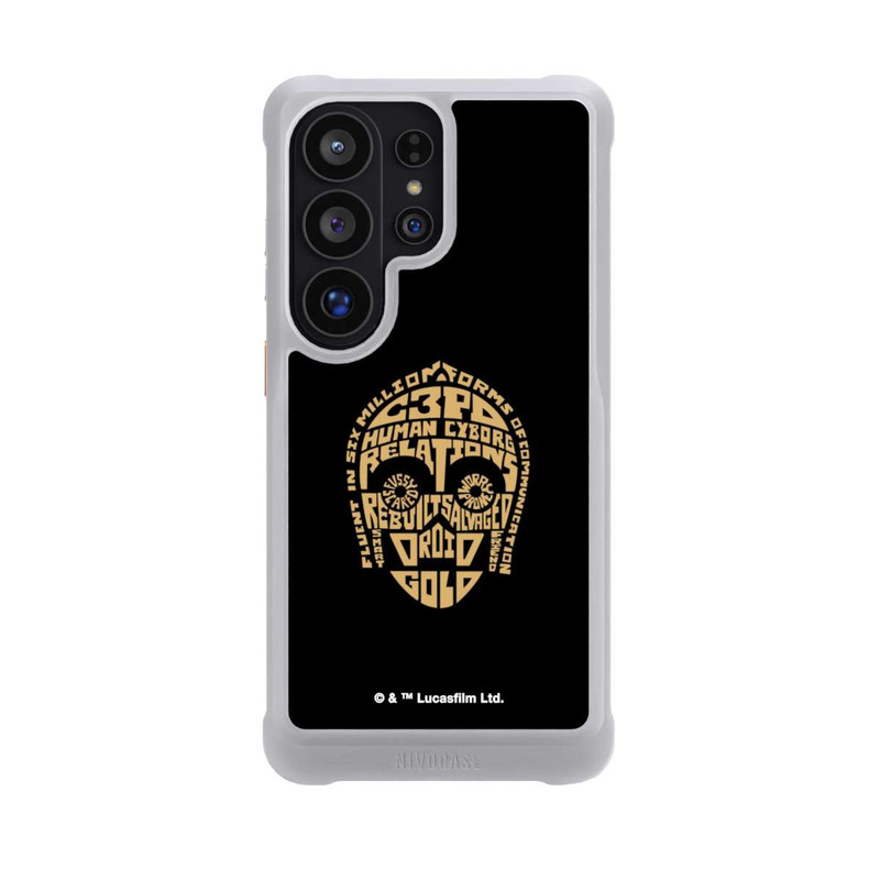 Galaxy S26 Ultra NIVOmax C3PO Typo Grafisch