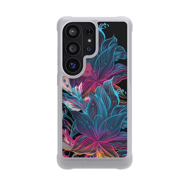 Galaxy S26 Ultra NIVOmax Le pouvoir des fleurs néon