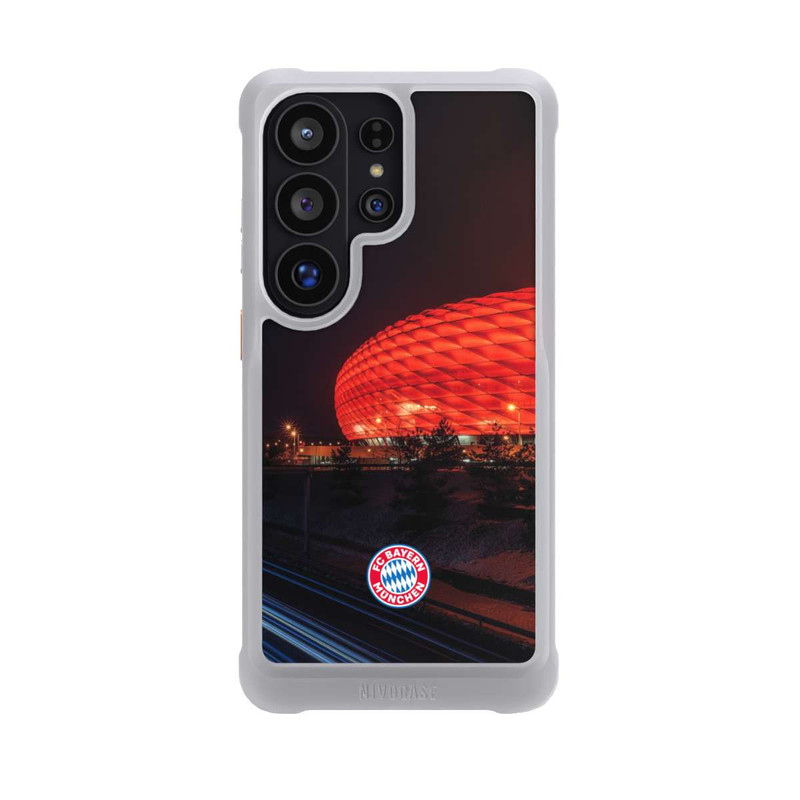 Galaxy S26 Ultra NIVOmax Allianz Arena bei Nacht FCB