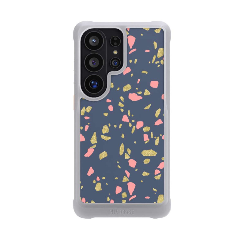 Galaxy S26 Ultra NIVOmax Terazzo Gold-Optik