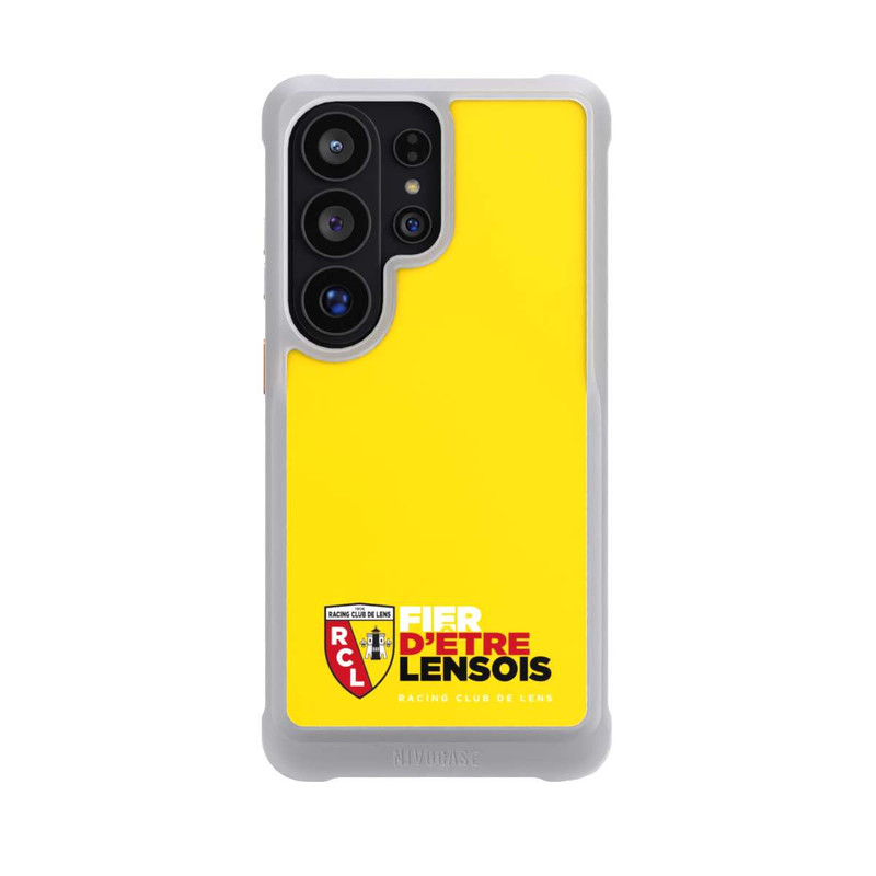 Galaxy S26 Ultra NIVOmax Fond Logo RCL Jaune