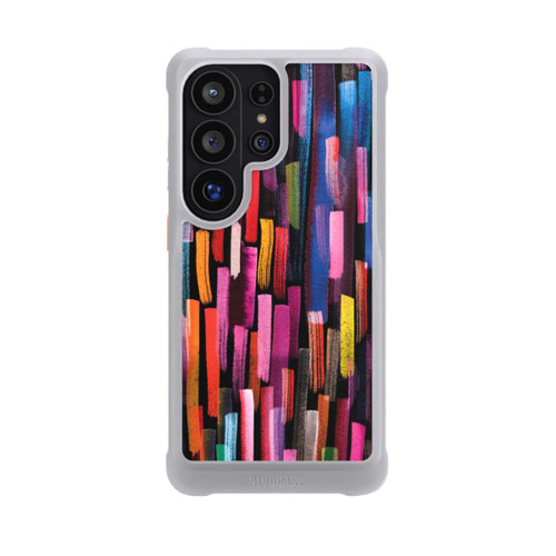 Samsung Galaxy S26 Ultra NIVOmax Bunte Pinselstriche schwarz