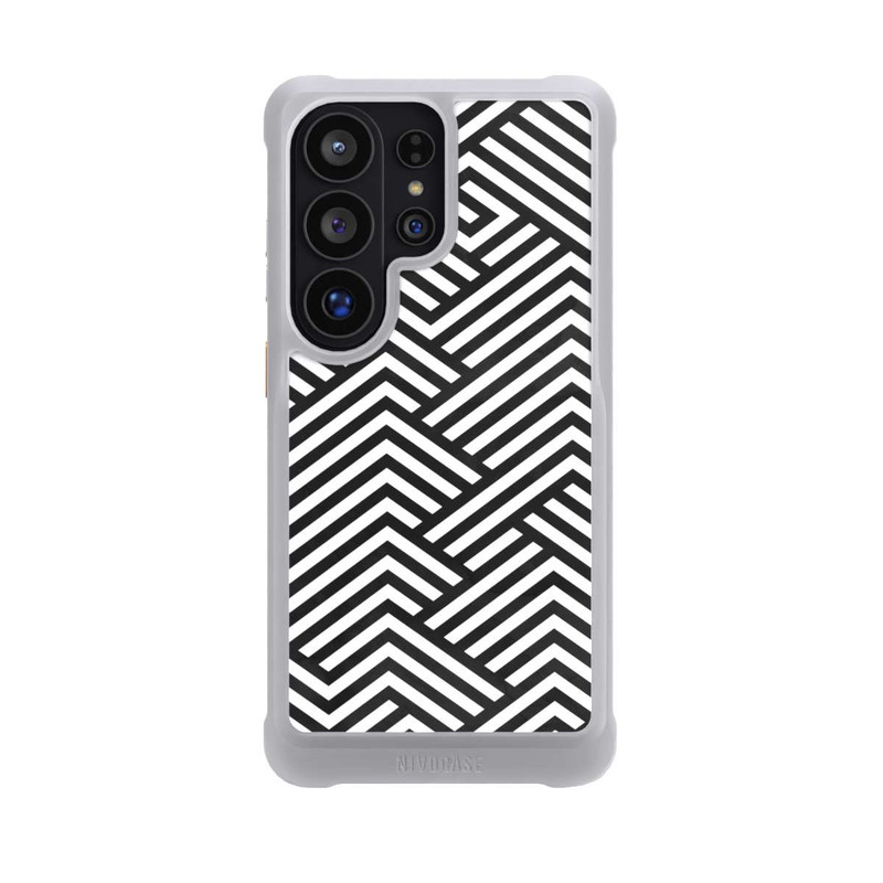 Galaxy S26 Ultra NIVOmax Schwarz und Weiß ZigZag