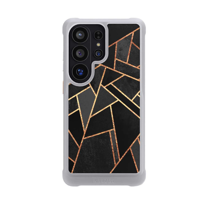Galaxy S26 Ultra NIVOmax Schwarze Nacht Gold Druck