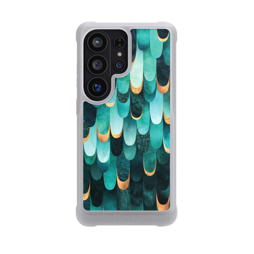 Samsung Galaxy S26 Ultra NIVOmax Gefiedert Türkis Golddruck