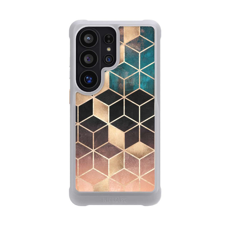 Galaxy S26 Ultra NIVOmax Ombre Traum Würfel Gold Druck