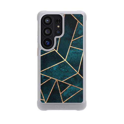 Samsung Galaxy S26 Ultra NIVOmax Tief Blaugrün Stein Gold Druck