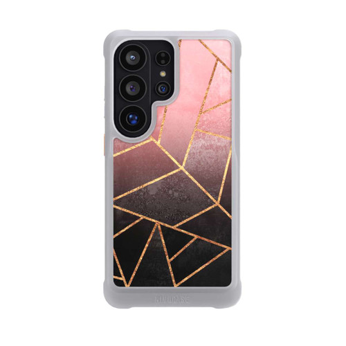 Samsung Galaxy S26 Ultra NIVOmax Pinker und Schwarzer Stein Gold Druck