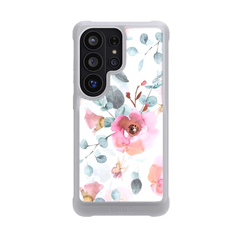 Galaxy S26 Ultra NIVOmax Watercolour Flower Wallpaper
