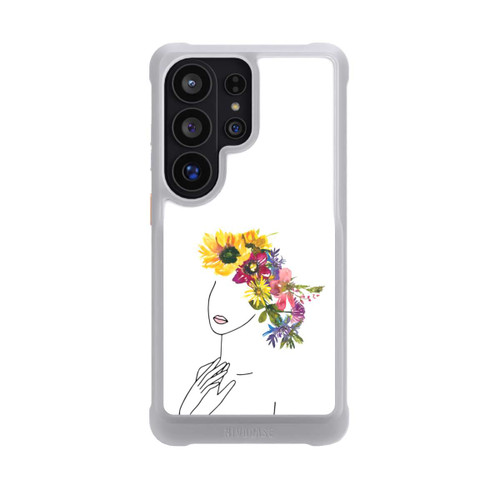 Samsung Galaxy S26 Ultra NIVOmax Line Art Frau mit Blumenkrone