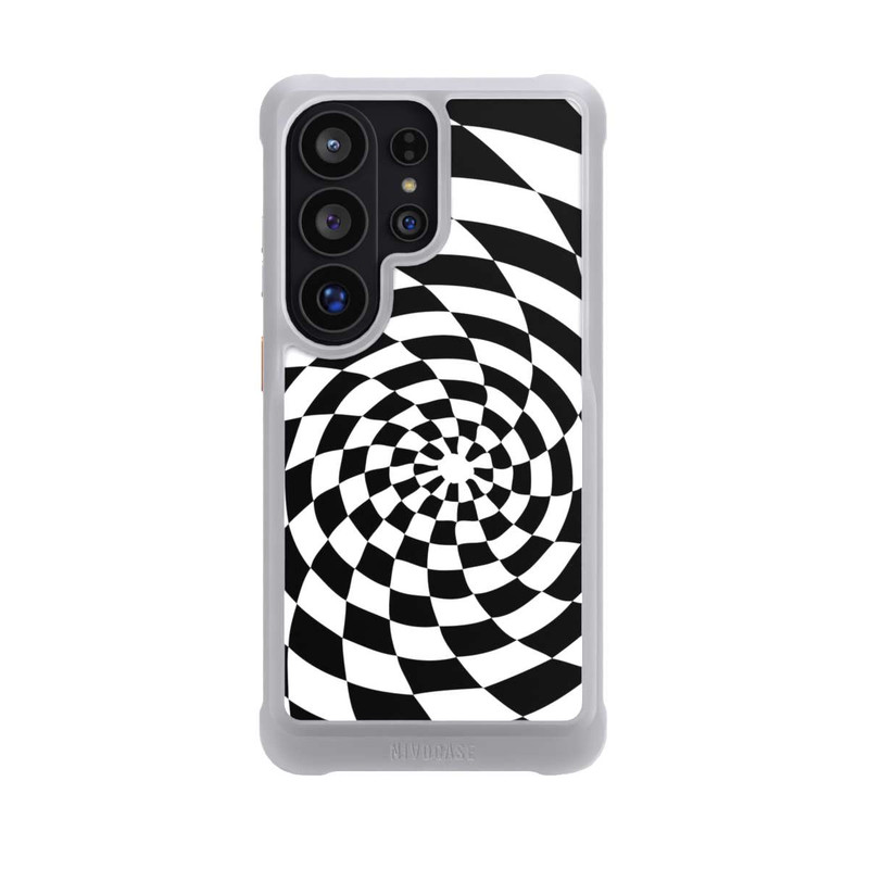 Galaxy S26 Ultra NIVOmax Illusion en noir et blanc