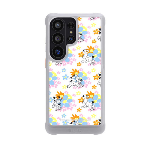 Samsung Galaxy S26 Ultra NIVOmax Idéfix sur fleurs colorées