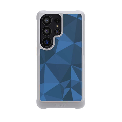 Samsung Galaxy S26 Ultra NIVOmax Polygon Pattern Blue