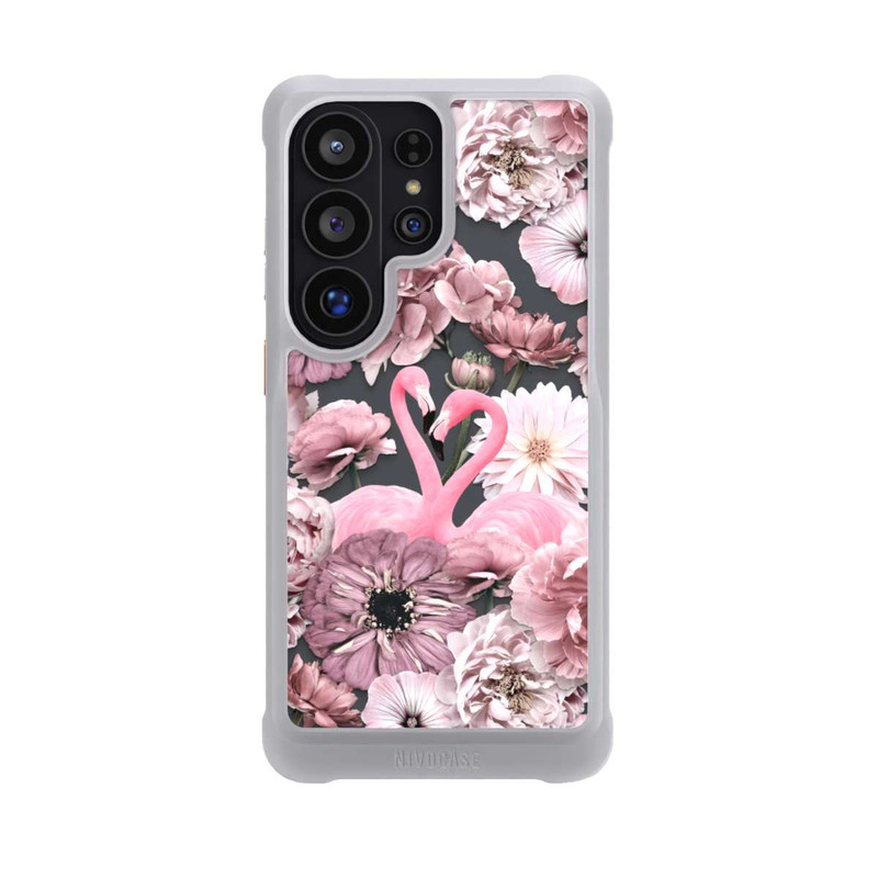 Galaxy S26 Ultra NIVOmax Flamingos in Blumen Muster