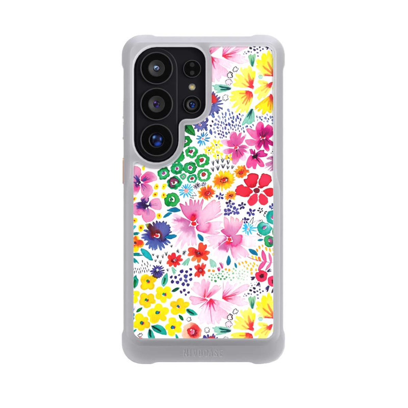 Galaxy S26 Ultra NIVOmax Kunstvolle kleine Frühlingsblumen