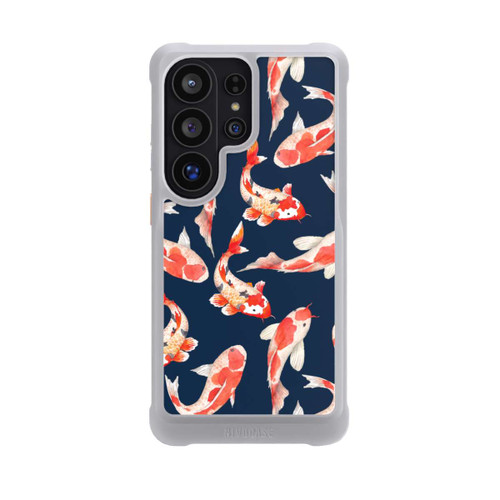 Samsung Galaxy S26 Ultra NIVOmax Coral Fish on Blue Background