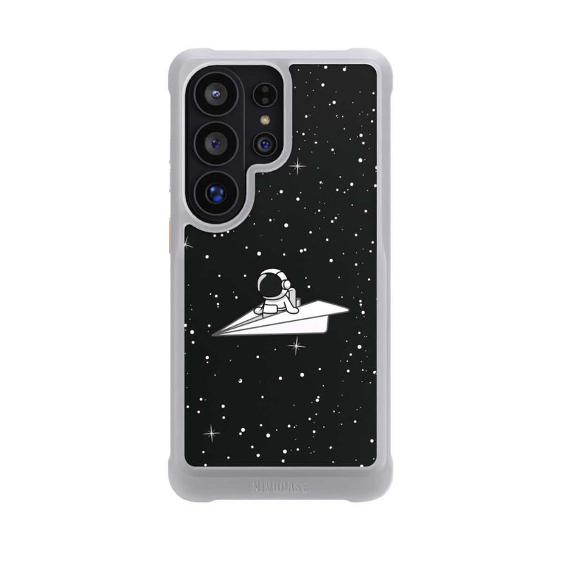 Galaxy S26 Ultra NIVOmax Astronaut Paper Plane Comic