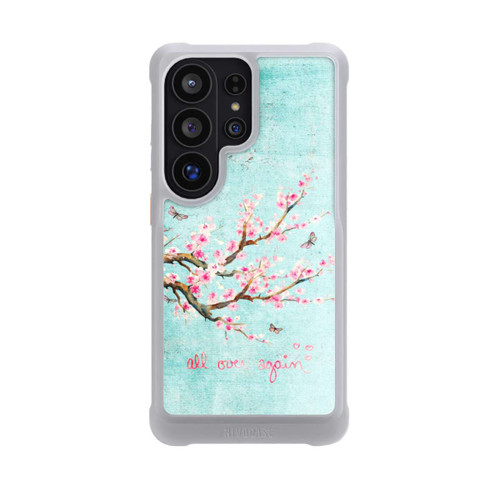 Samsung Galaxy S26 Ultra NIVOmax Motif d'arbre en fleurs de cerisier bleu