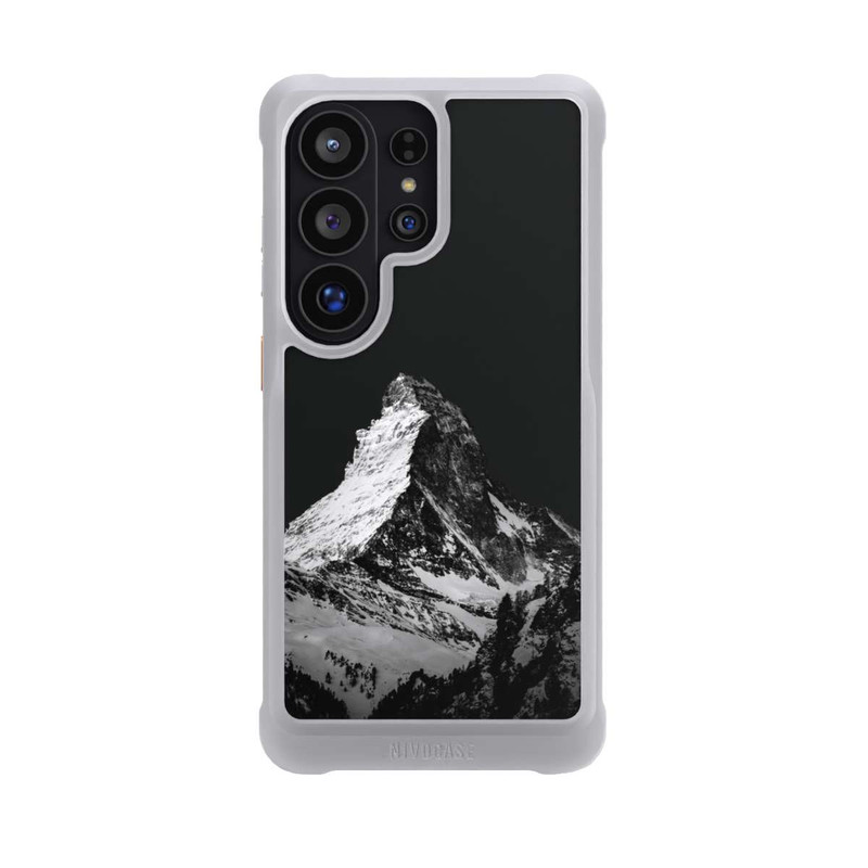 Galaxy S26 Ultra NIVOmax Snow Capped Mountains grey