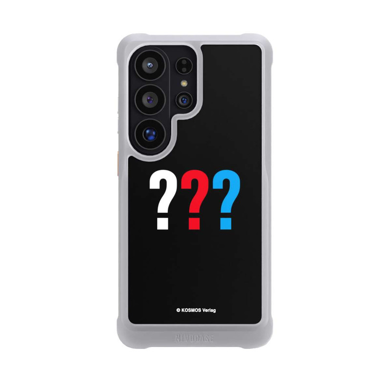 Galaxy S26 Ultra NIVOmax Drei Fragezeichen Logo
