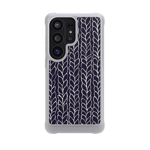 Samsung Galaxy S26 Ultra NIVOmax Wool Braids Drawings Navy