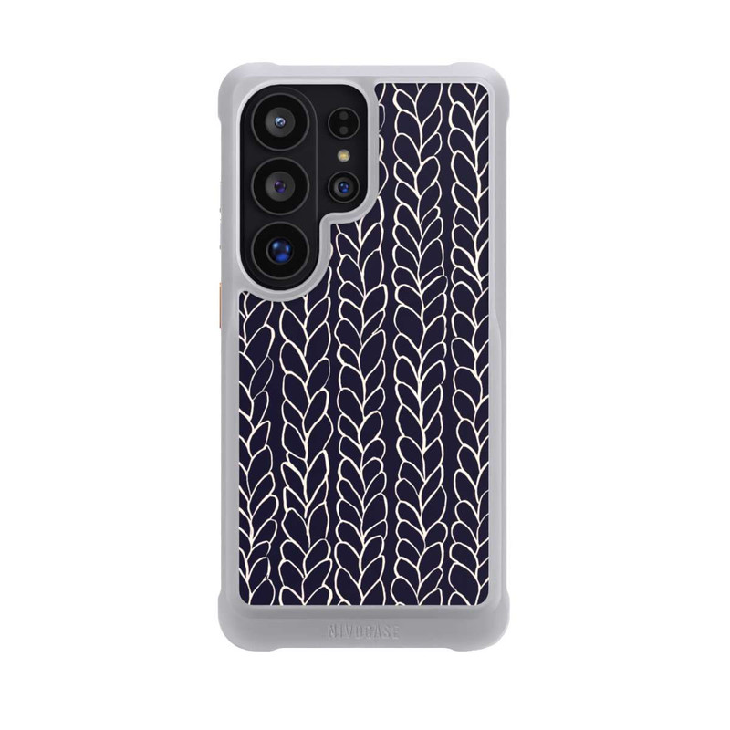 Galaxy S26 Ultra NIVOmax gezeichnete Wollzöpfe Marine