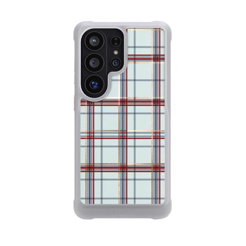 Galaxy S26 Ultra NIVOmax Tartan Bleu