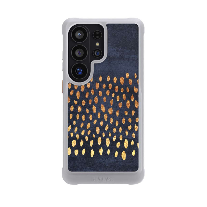 Galaxy S26 Ultra NIVOmax Muster Gold und Marine