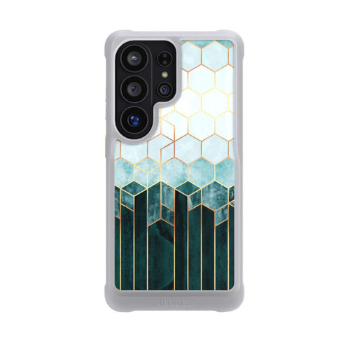 Samsung Galaxy S26 Ultra NIVOmax Teal Hexagons