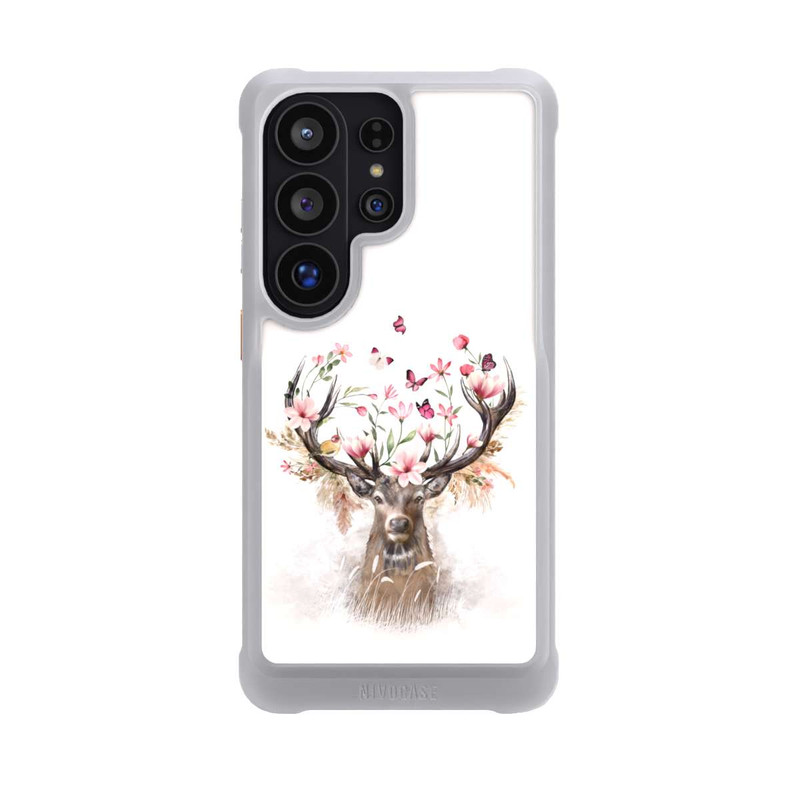 Galaxy S26 Ultra NIVOmax Cerf & Fleurs