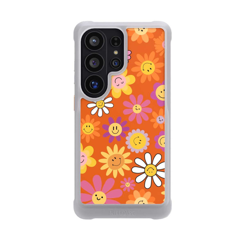 Galaxy S26 Ultra NIVOmax Smiles Orange Flowers